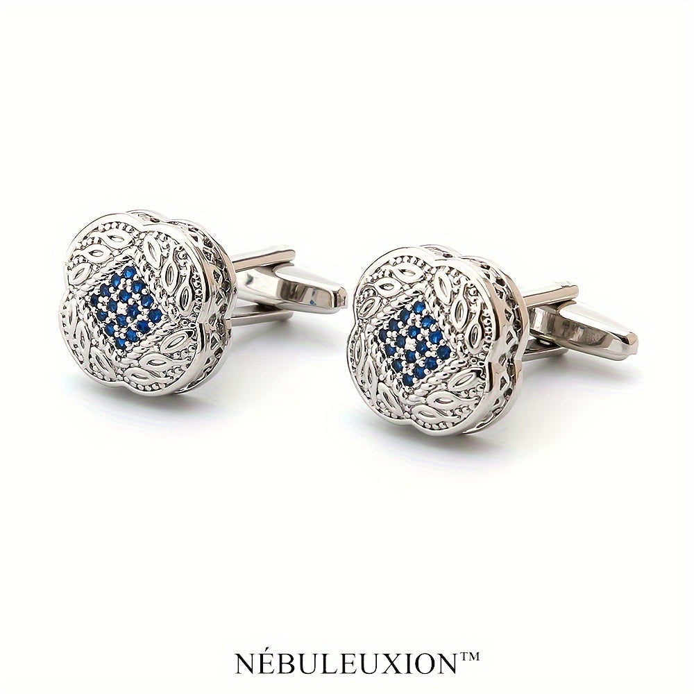2 pezzi di gemelli per camicia, per matrimonio/banchetto/cerimonia/affari, il regalo migliore per gli uomini