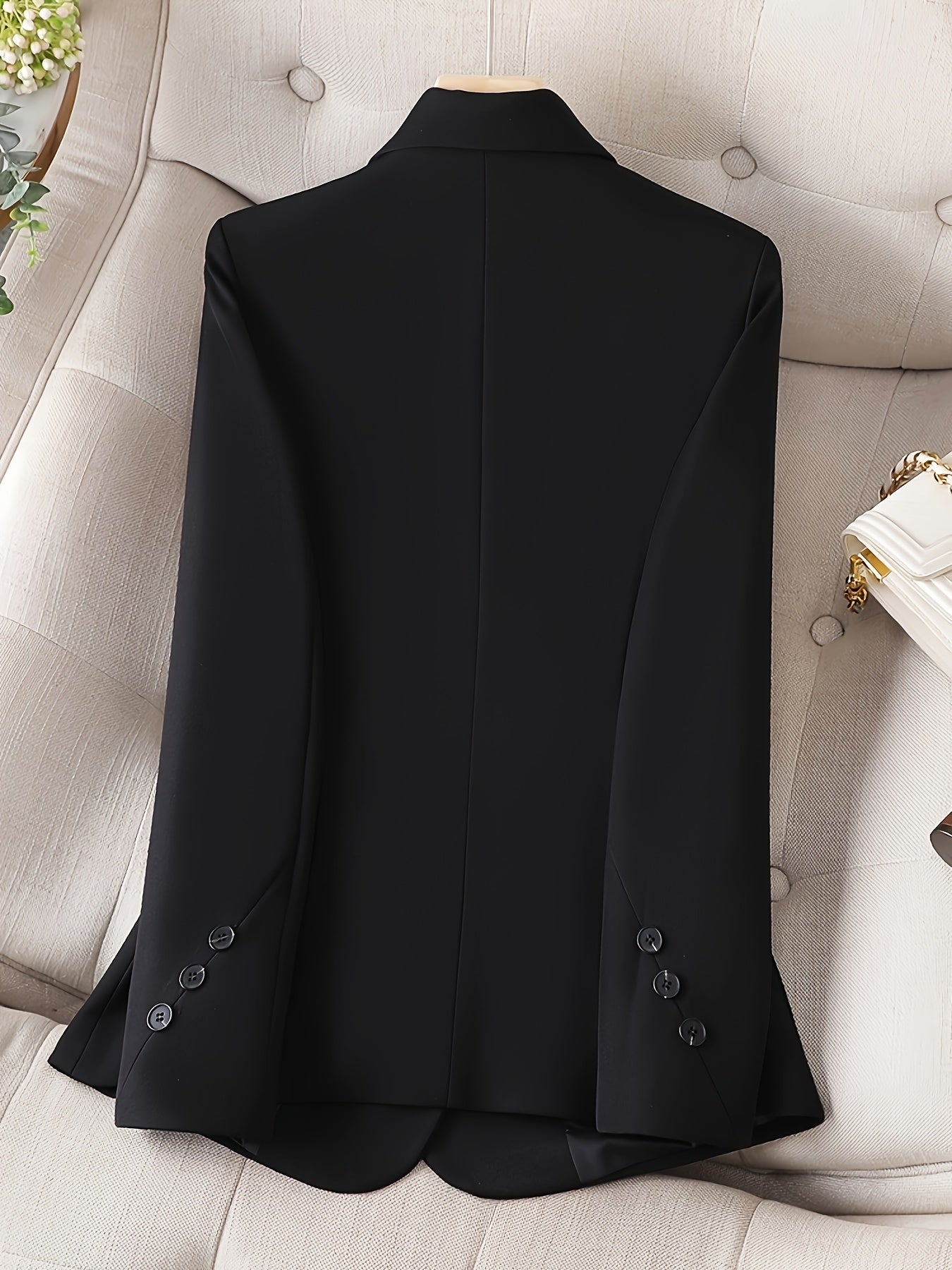 Women's Slim Fit Business Suit, Autumn and Winter Casual Style, Simple Professional Two-Piece Set for Spring and Fall
