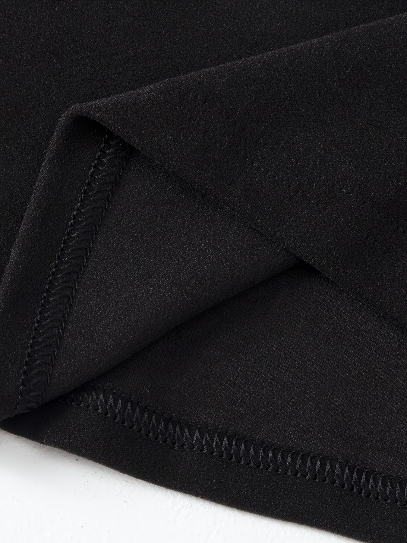 Maglietta a maniche lunghe con scollo a girocollo da uomo, confezione da 4 - Tessuto in maglia di poliestere casual, tinta unita, vestibilità aderente, media elasticità, top foderati in pile caldo per autunno e inverno, spessa