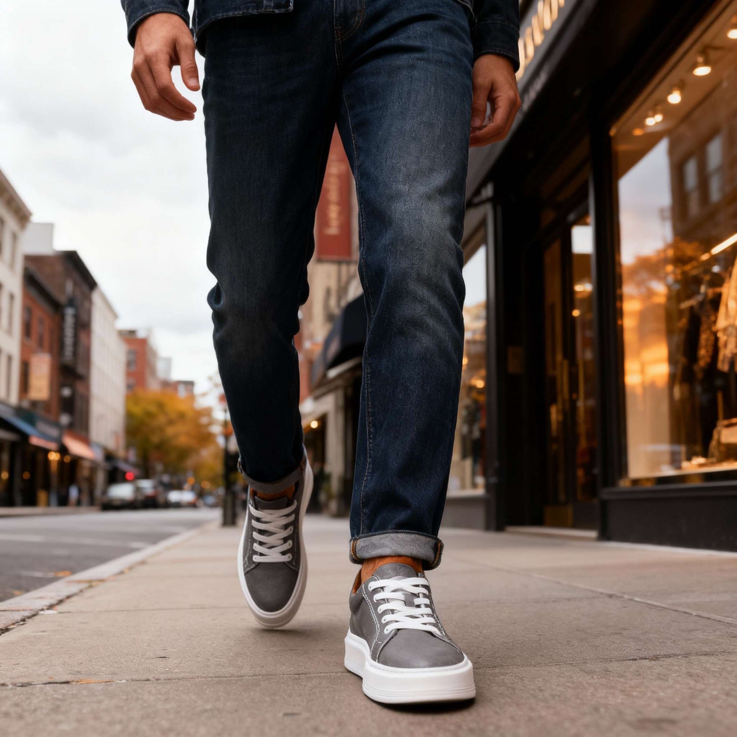 Conrad Jones Leather Sneakers