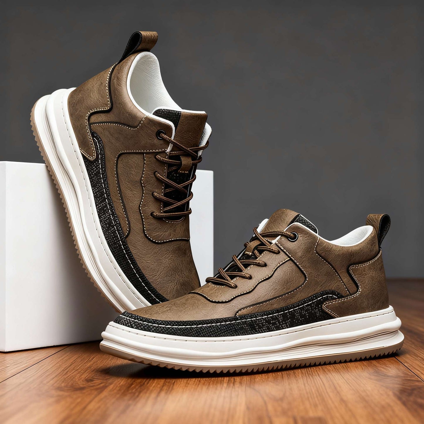 Mason Grant Leather Sneakers