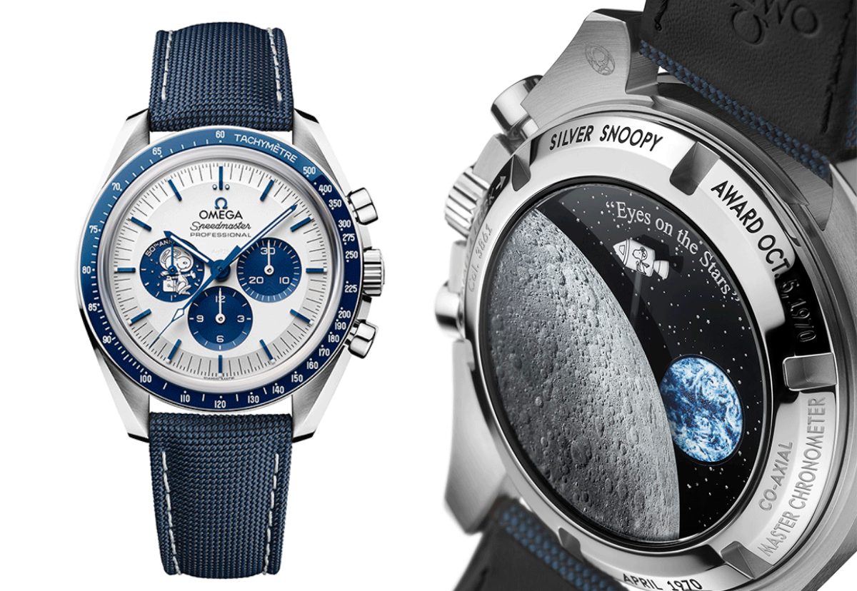 Solvane Watch - Silver Snoopy Omega