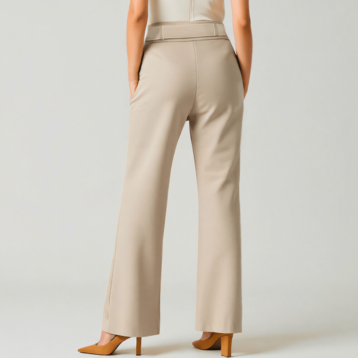 Tailored High-Waist Pants