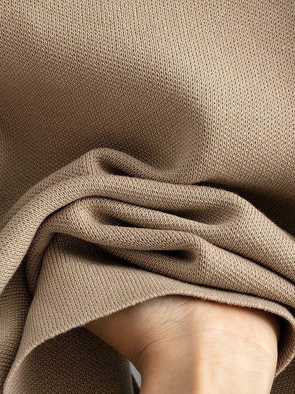 Pullover con bottoni a diamante d'argento - Cardigan a maniche lunghe - Pantaloni a gamba larga - Set di due pezzi - Set elegante per donne - Top con bottoni nascosti, pullover a maniche lunghe, top invernali morbidi e caldi per donne - Moda sottile - Abi