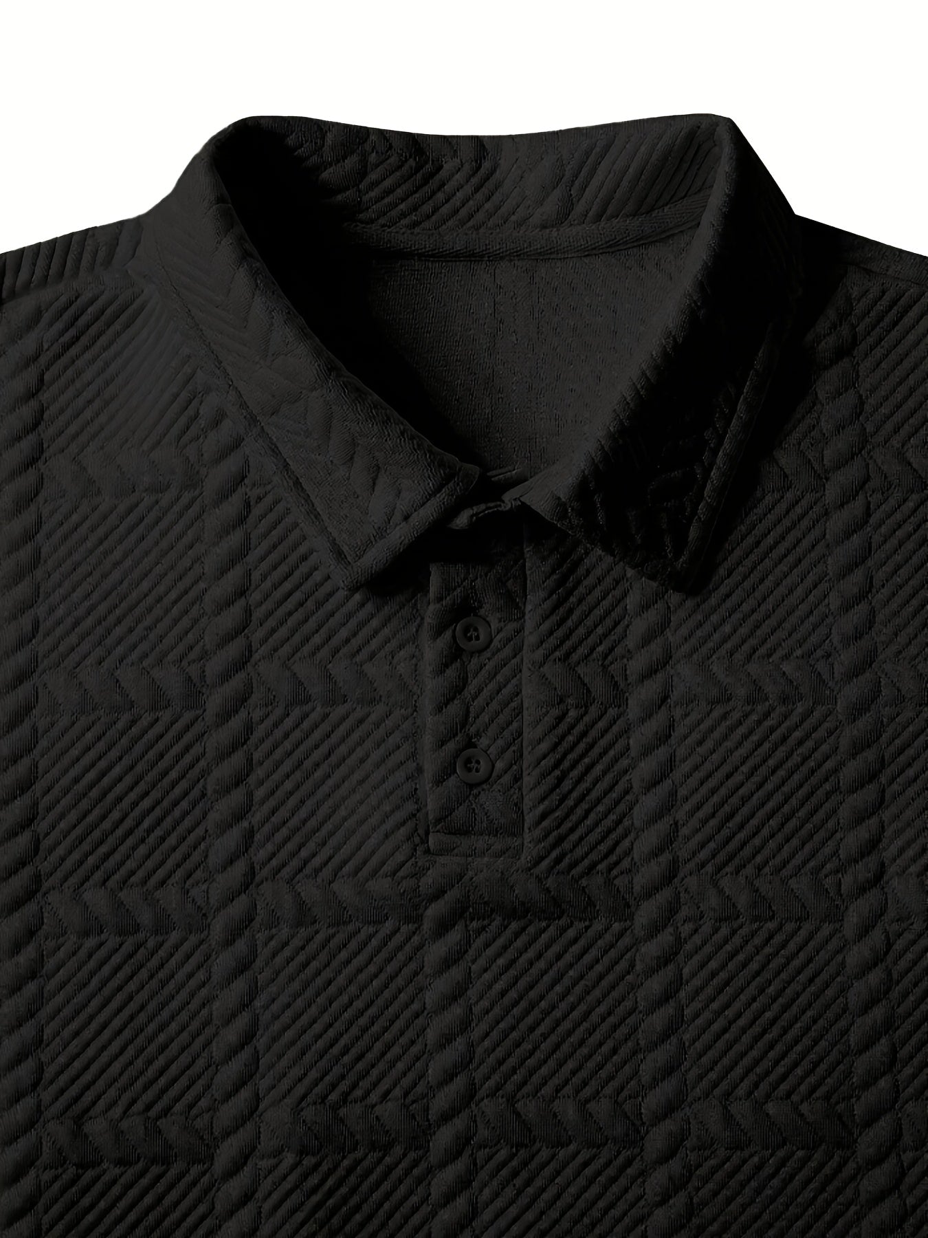 Nuove magliette polo da uomo per la primavera e l'autunno, eleganti e casual magliette jacquard in maglia per uomo.