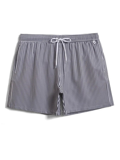 Men’s Blue Striped Swim Shorts