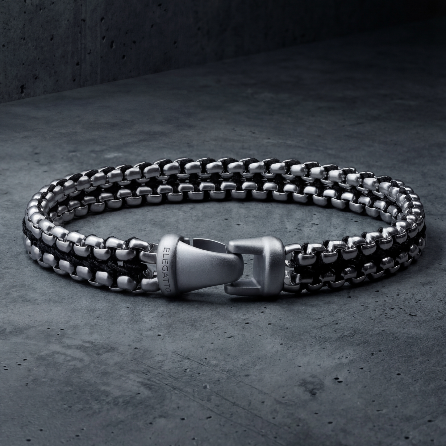 Men’s Black Steel Bracelet
