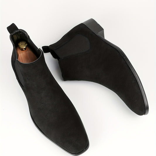 Stivaletti Chelsea da uomo Stivaletti eleganti Stivaletti casual Stivaletti alla caviglia Slip On Scarpe eleganti per campeggio all'aperto