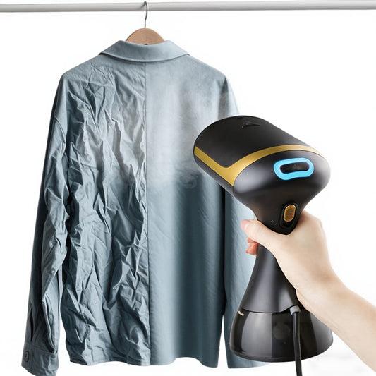 1500W Ferro a vapore portatile con serbatoio d'acqua da 300 ml - Spina europea 230V, compatto e leggero per uso domestico, non richiede batteria, ideale per tessuti delicati, ferro a vapore per abiti, design elegante, costruzione resistente