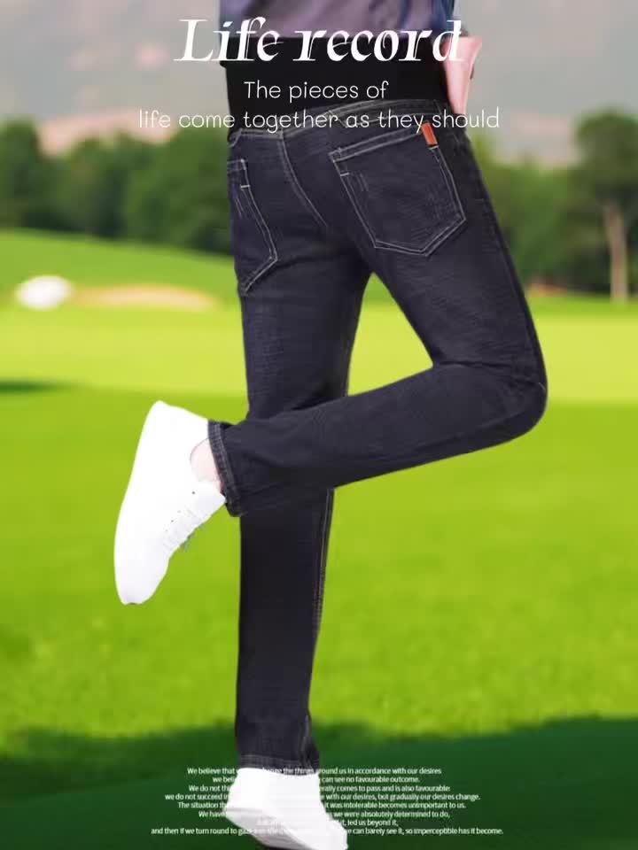 New Pantaloni Business in Denim Estivi per Uomo