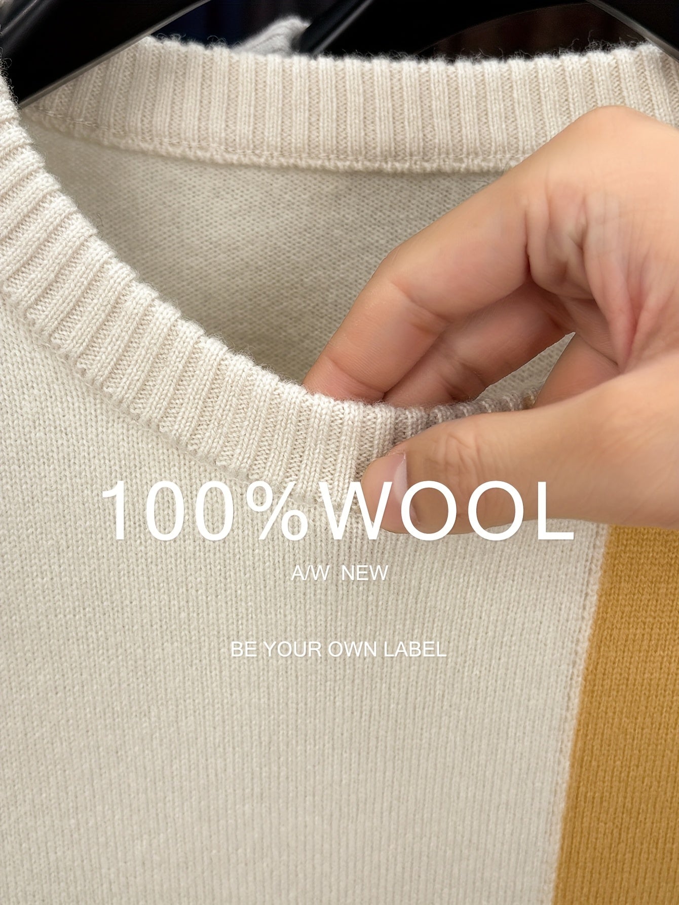 Maglione da uomo 100% filato - Pullover invernale caldo e spesso con maglia, motivo a scacchi, polsini e orlo a costine, tessuto morbido e confortevole, abbigliamento casual e semi-formale, versatile per abbigliamento casual, design elegante e funzionale,