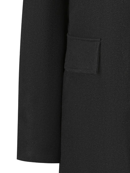 2025 Nuovo trench casual classico a tinta unita per uomo con doppie tasche, design semplice, stile papà elegante, resistente alle rughe, chiusura a singolo petto, leggero e di lusso, cappotto antivento per la primavera/autunno