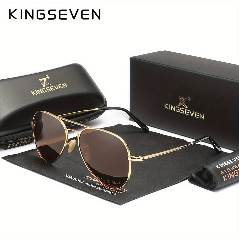 Essenzia - Kingseven Occhiali da Pilota Classici per Uomini e Donne Stile Moda Unisex