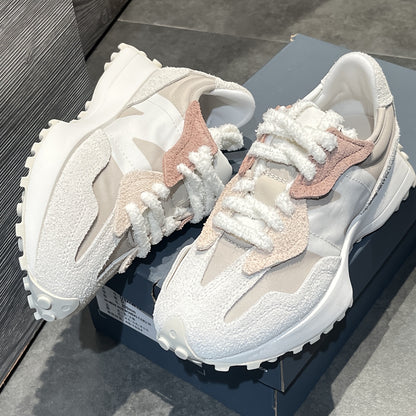 NEW BALANCE 2025 Sneakers Retro Unisex a Bassa Altezza - Beige/Bianco con Suola in Gomma Durevole per Tutte le Stagioni e Tessuto Traspirante, Ideali per Palestra, Casual e Calzature Sportive