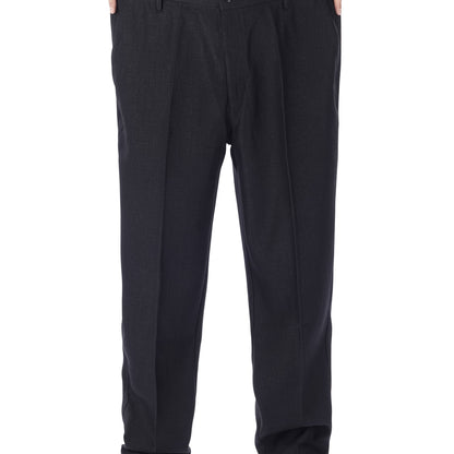 Pantaloni da uomo a tinta unita, taglia comoda, vestibilità regolare