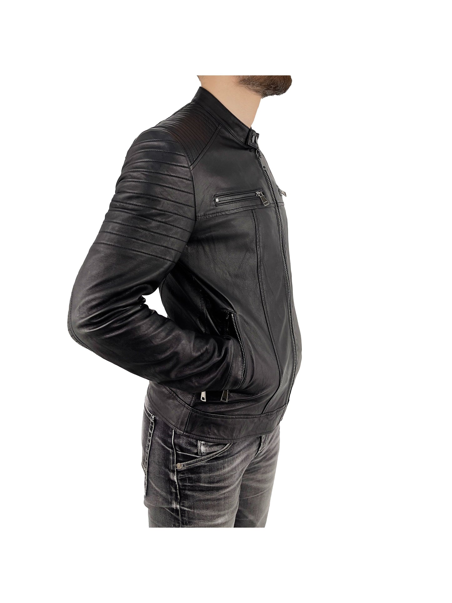 Laphilo Giacca Uomo 100% Vera Pelle (cod. 207278 )