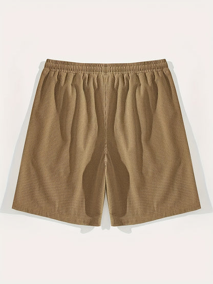 Pantaloncini Casual Leggeri Uomo con Cintura Regolabile - Pantaloncini Estivi in Poliestere Leggero per Spiaggia, Palestra e Outdoor - Pantaloni Sportivi Asciugatura Rapida per Nuoto, Attività Ricreative, Costume da Bagno, Design Sportivo e Resistente