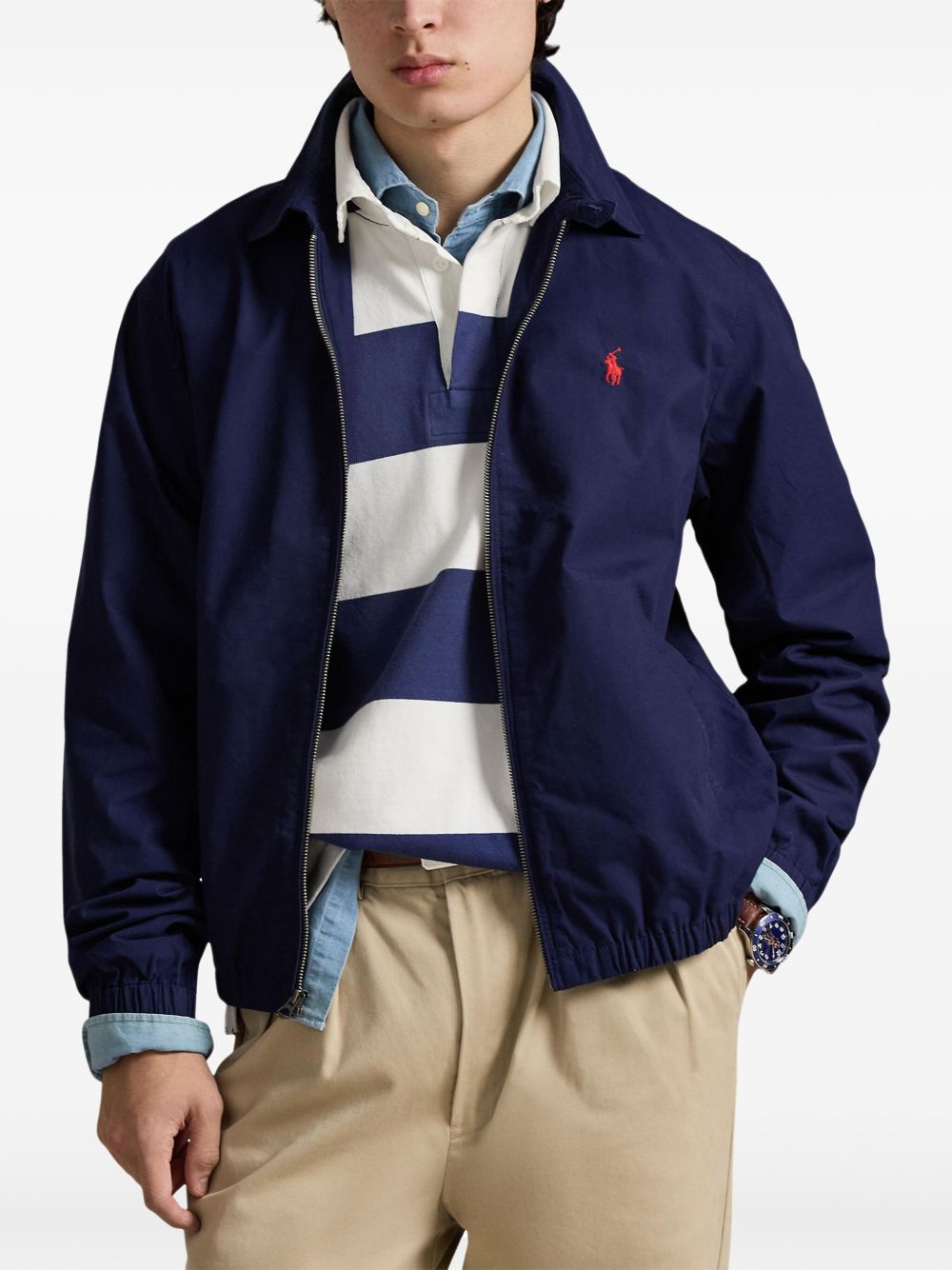 Men’s Navy Harrington Jacket