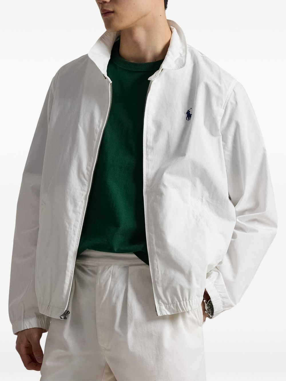 Men’s White Zip Jacket