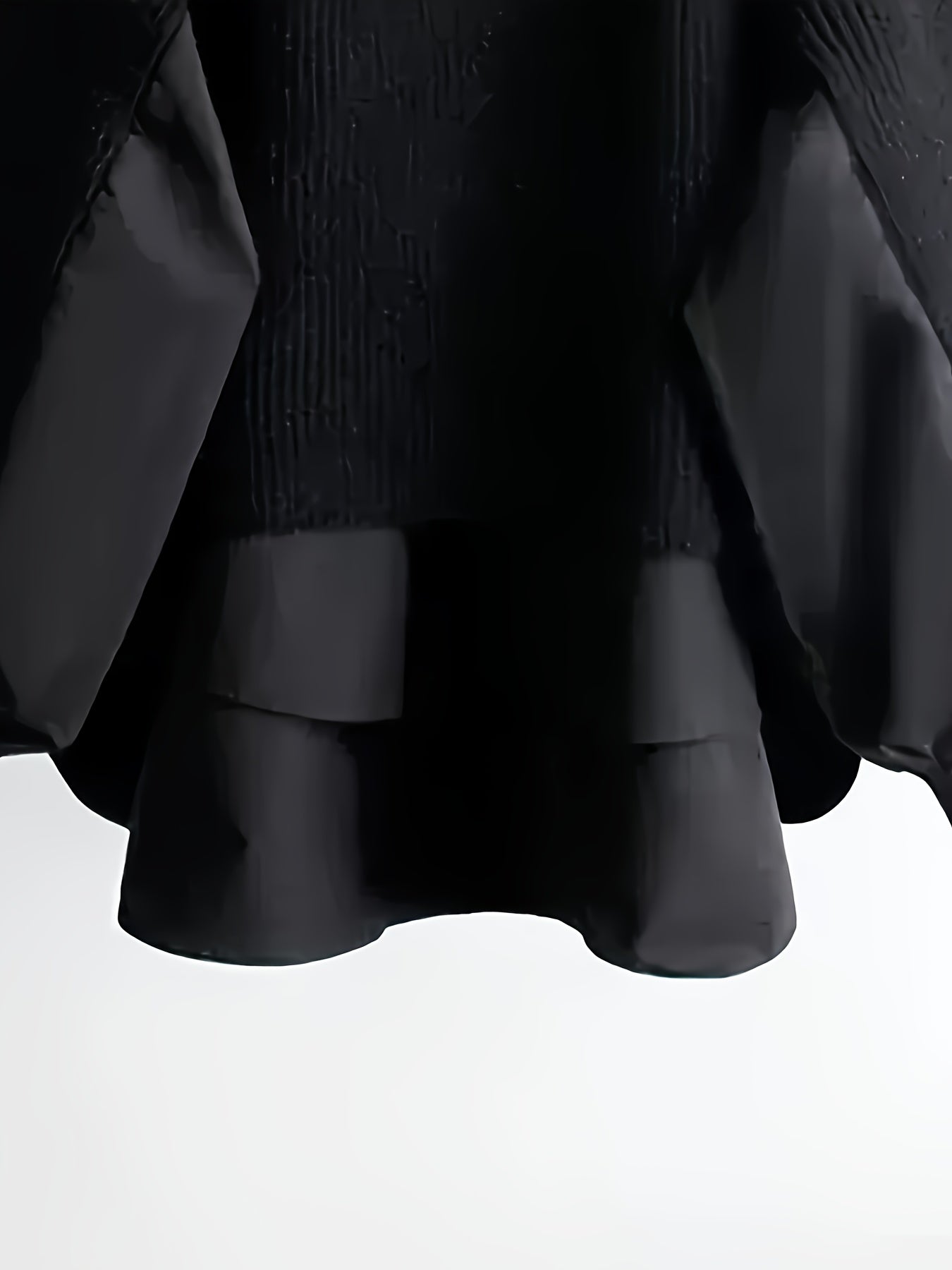 Maglione Bicolore Elegante da Donna - Look a Strati, Blusa a Maniche Lunghe con Scollo Rotondo per Primavera/Autunno, Ufficio, Festa