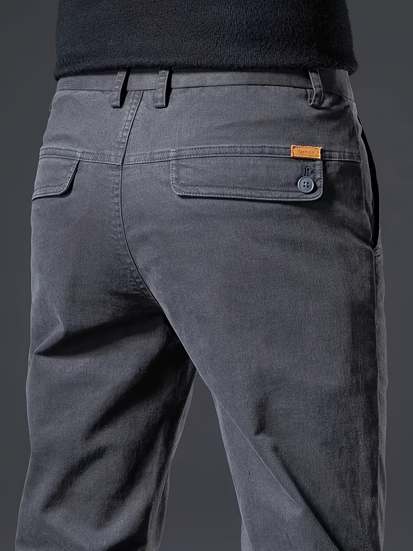 Pantaloni Uomo Autunno 2024, Business Casual di Alta Qualità in Cotone a Gamba Dritta Elasticizzata per Lavoro e Tempo Libero. Stile Moderna, Vestibilità Sartoriale Tessuto Traspirante. Ideali Per Impiegati E Abbigliamento Metropolitano