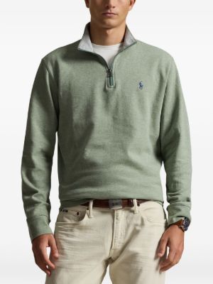 Men’s Sage Quarter-Zip Sweater