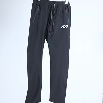 3 Pezzi di Pantaloni Sportivi da Uomo con Tasche con Cerniera, Design Stampa alla Moda, Tessuto Leggero e Traspirante per lo Sport Estivo e Abbigliamento Casual, Idea Regalo Perfetta, Pantaloni Atletici Moderni, Design Pratico delle Tasche