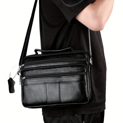 Linea Uomo+ Elegance – Borsa da lavoro da uomo in vera pelle