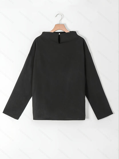 2025 New Long Sleeve T-Shirt for Women, Basic Versatile Lightweight Top with Ins Style and Slender Fit Casual Daily Commute Essential Outerwear Layer
