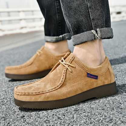 Scarpe casual autentiche, scarpe da lavoro in pelle di maiale con suole premium antiscivolo, ideali per l'autunno e l'inverno, facili da pulire