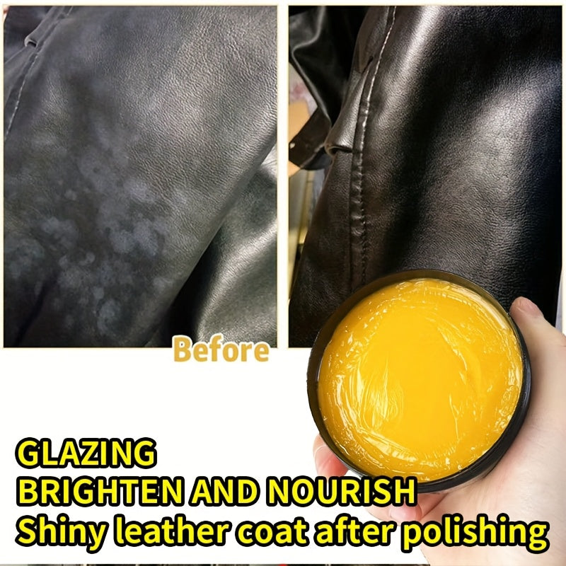 Olio per la cura della pelle, lucidante, cura profonda adatta a qualsiasi colore di pelle, può essere utilizzato in abbigliamento in pelle, scarpe, borse in pelle, divano in pelle, adatto alla pelle sintetica