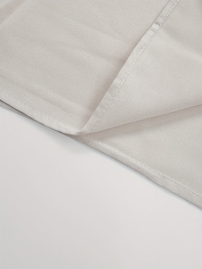 Nuovo set di magliette casual da donna con maniche lunghe e scollo rotondo, set classico semplice in tinta unita, maglietta con maniche lunghe e scollo rotondo e pantaloni casual per le vacanze e l'abbigliamento casual.