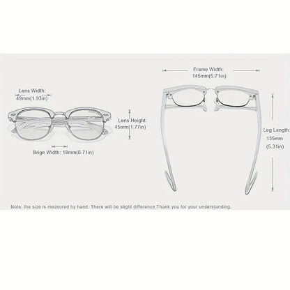 Occhiali in legno di noce nera artigianali KINGSEVEN, con montatura semipolarizzata retro per uomo e donna, stile vintage con custodia, montatura in legno massiccio, lenti in PC, ideali per l'uso quotidiano