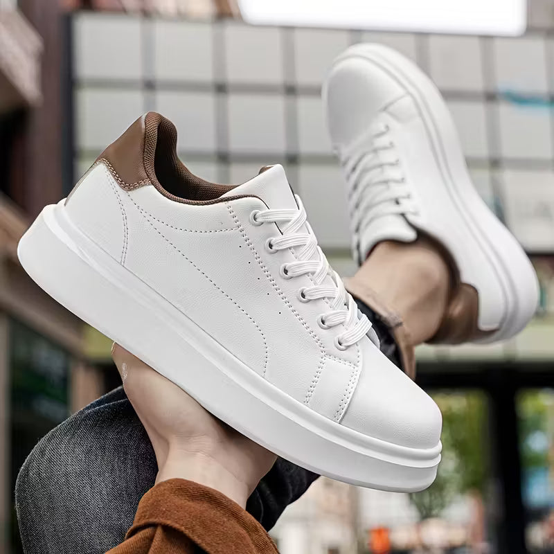 Men’s White Platform Sneakers