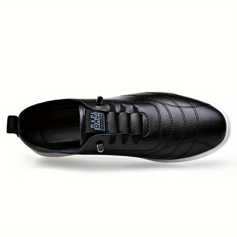 Mocassini Casual da Uomo Senza Lacci - Bianchi con Accenti Marroni, Suola Antiscivolo Resistente, Lacci Elastici per Abbigliamento Casual e Outdoor