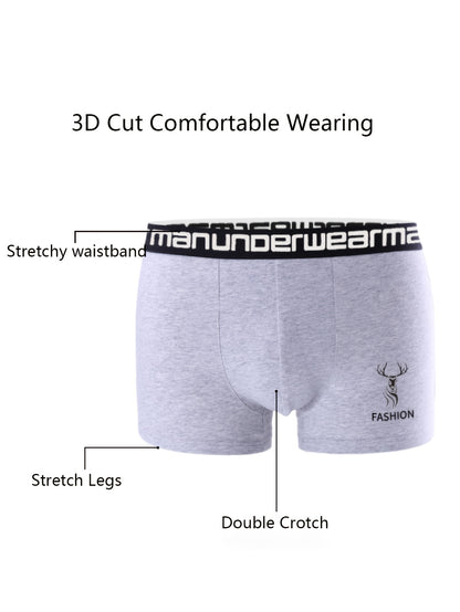 Linea Uomo+ Confezione da 8 Slip Uomo, Boxer Classici in Cotone Traspirante