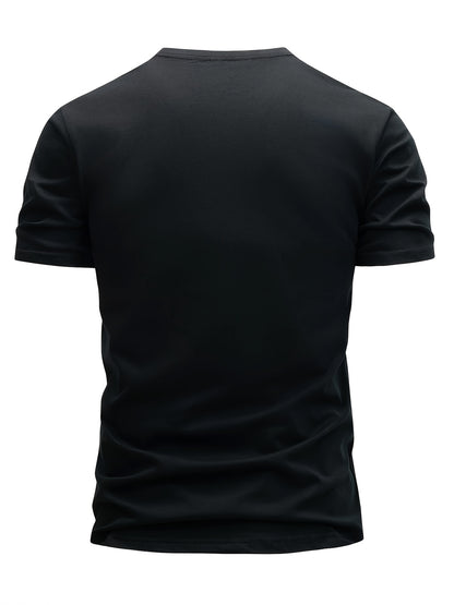 3pcs Magliette da uomo leggere con scollo rotondo - Asciugatura rapida, traspiranti, che assorbono il sudore, design stampa Parigi, vestibilità regolare, abbigliamento casual per tutte le stagioni, regalo ideale per gli uomini, maglietta casual | Magliett