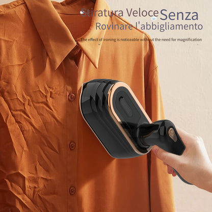 PANCERKA 1pc Piastra Vapore a Mano per Abiti, 1200W 2-in-1 Piegatura e Vapore, Piastra Grande, Rimuovi Rughe per Tessuti per Casa e Viaggio (Spina EU), Piastra Vapore per Abiti da Viaggio, Design Piastra Sottile, Costruzione Piastra Durevole, Piastra Vapo