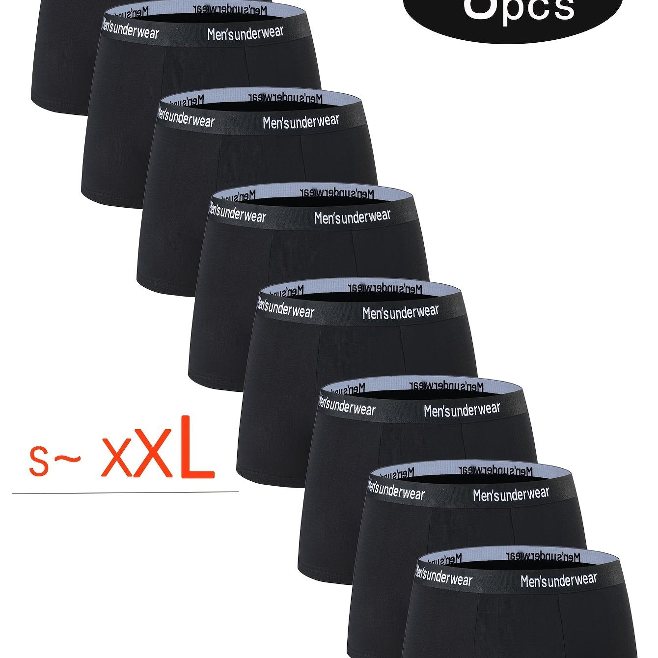 8 Pezzi Mutande Uomo in Cotone Misto, 95% cotono Boxer Casual, Pantaloncini Sportivi Traspiranti Comodi ed Elastici, Boxer da Uomo,Intimo Uomo di Alta Qualità,Mutande per Uomini,Intimo per Uomini,Slip Boxer da Uomo,Slip Boxer da Uomo, Intimo da Tempo Libe