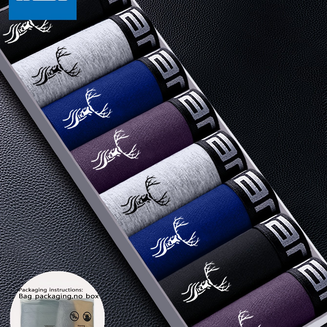 Linea Uomo+ Confezione da 8 Slip Uomo, Boxer Classici in Cotone Traspirante