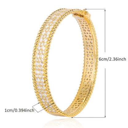 Un bracciale di lusso con brillanti in zirconia a stella piena in argento 925 per le signore, ideale per l'estate. Include un regalo classico e ipoallergenico per la cena, con scatola regalo esclusiva. Perfetto per Natale, San e Pasqua.