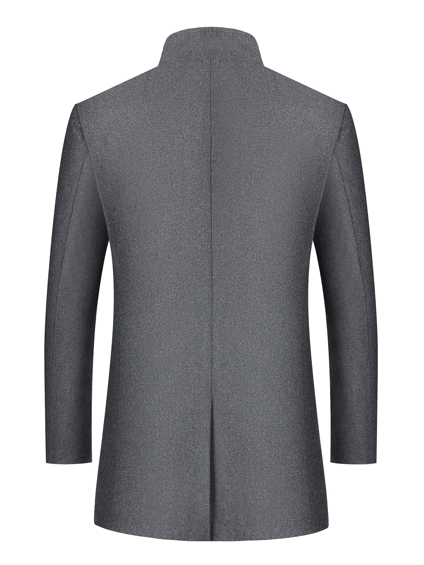 Linea Uomo+ Elegance - Giacca Invernale Uomo - Slim Fit con Collo Alto, Lunghezza a Metà Coscia, Chiusura Frontale a Bottoni