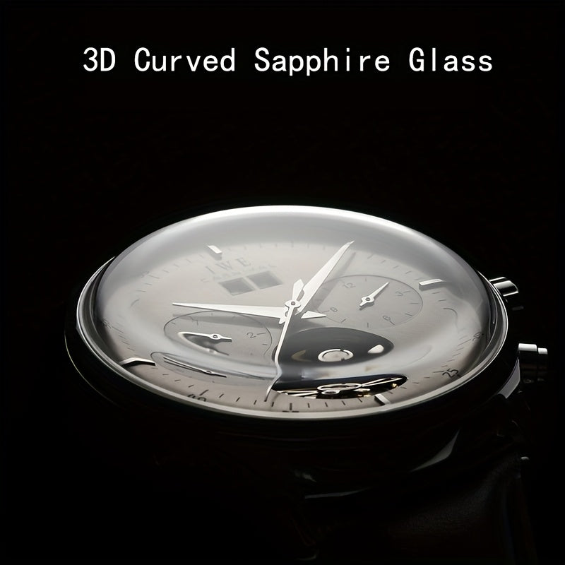 Orologio Meccanico Multifunzione di Lusso Uomo I&W Carnival, Orologio Sottile e alla Moda Automatizzato, Regalo per le Vacanze