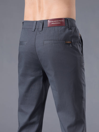 Pantaloni Casual Slim-Fit da Uomo - Traspiranti per Tutte le Stagioni Lavabili in Lavatrice con Vita Classica, Nero Unito per un Abbigliamento Casual Versatile, Aspetto di Alta Gamma | Vestibilità Comoda