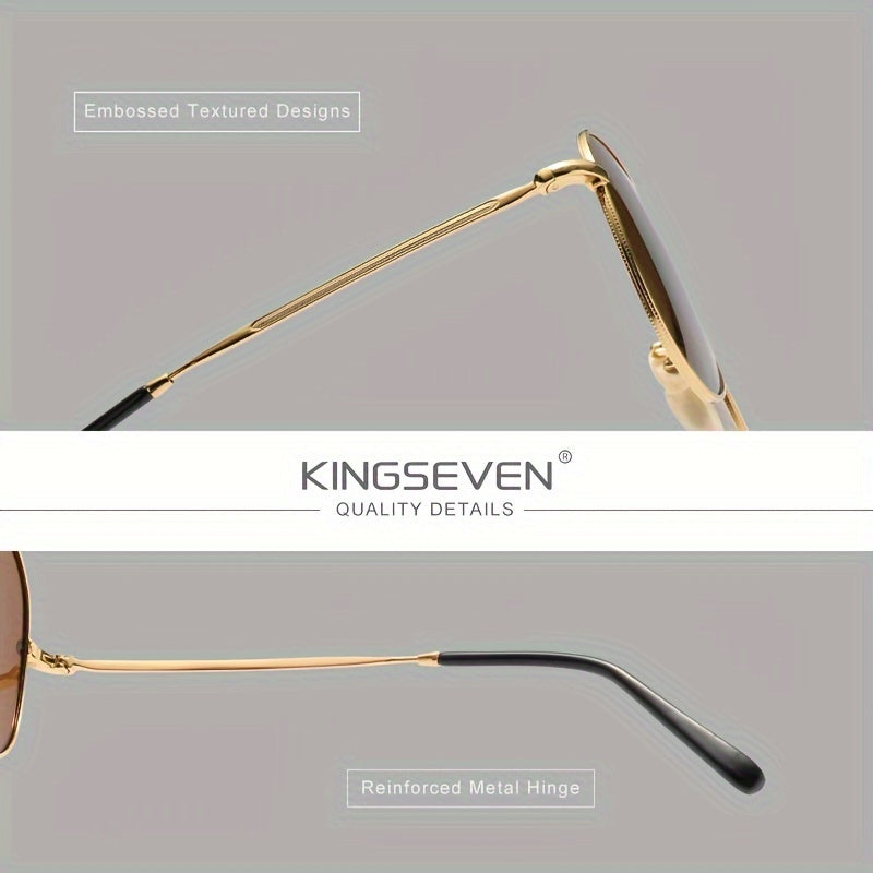 Essenzia - Kingseven Occhiali da Pilota Classici per Uomini e Donne Stile Moda Unisex
