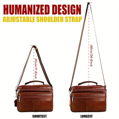 Linea Uomo+ Elegance – Borsa da lavoro da uomo in vera pelle