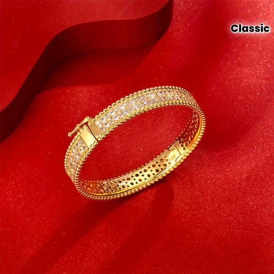 Un bracciale di lusso con brillanti in zirconia a stella piena in argento 925 per le signore, ideale per l'estate. Include un regalo classico e ipoallergenico per la cena, con scatola regalo esclusiva. Perfetto per Natale, San e Pasqua.