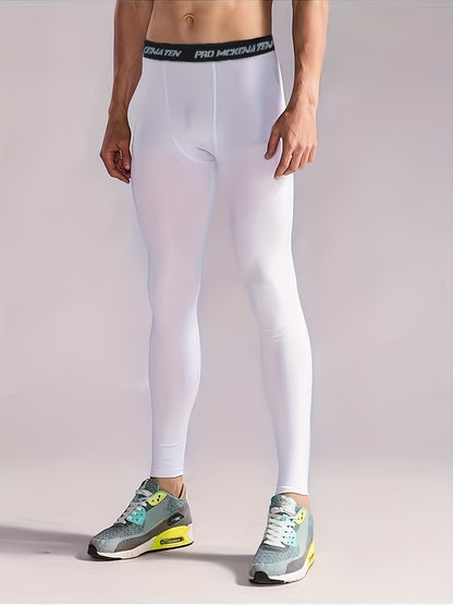 Pantaloni Termici Da Uomo, Strato Di Base In Pile A Compressione Stretta, Collant Da Corsa Per Allenamento Atletico Da Basket Da Uomo Leggings Sportivi Da Uomo Per La Palestra