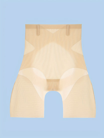 Un paio di leggings ultra sottili a vita alta con rilievo trasparente sul retro.
