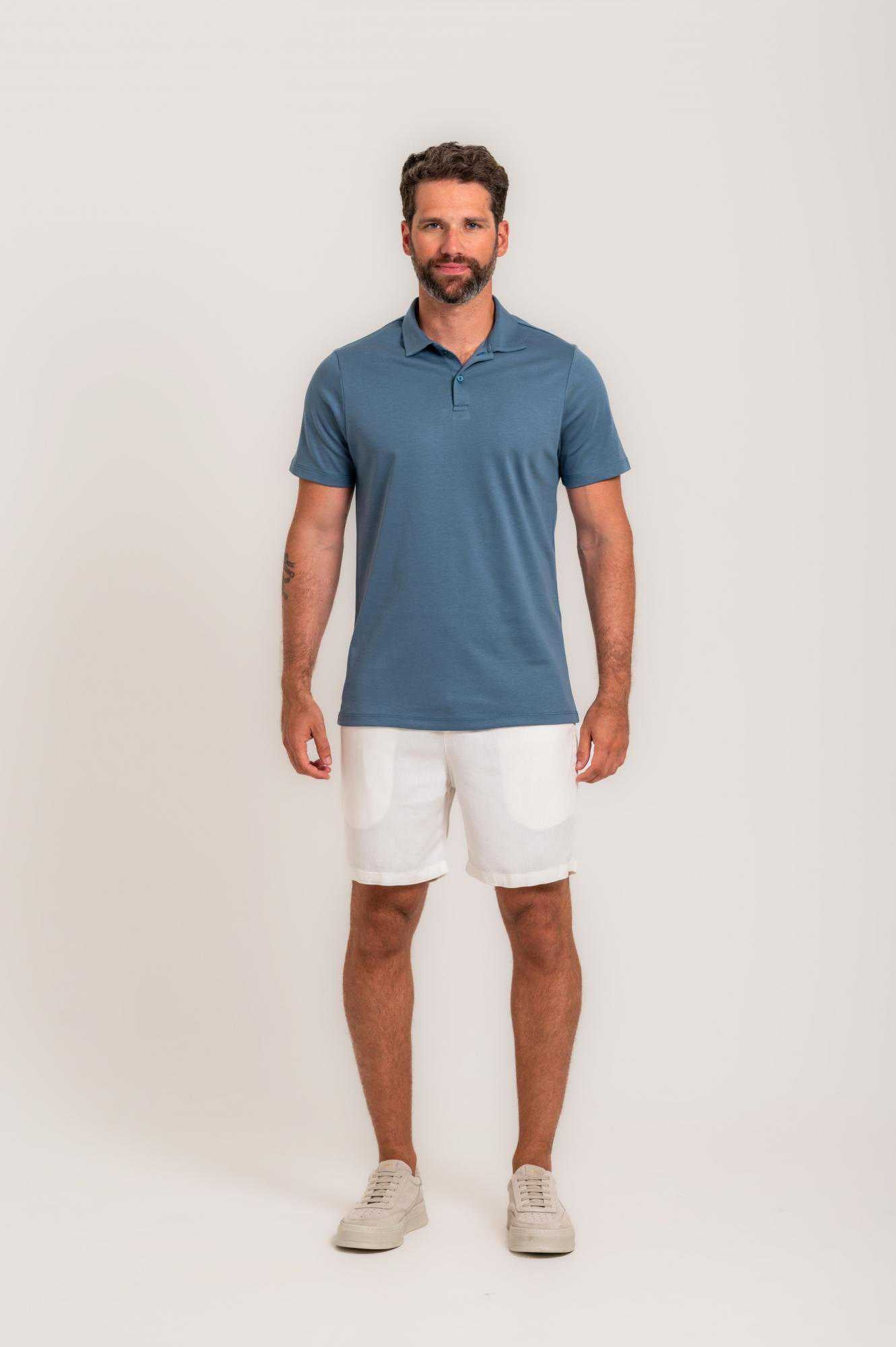 Men’s White Casual Shorts